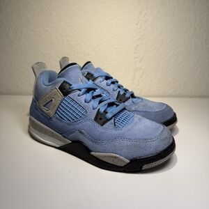 Air Jordan 4 Retro University Blue (PS) Kids' Sneakers – Size 12C BQ7669-400